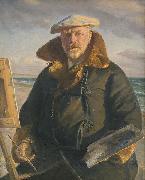 Michael Ancher Self-portrait oil painting on canvas